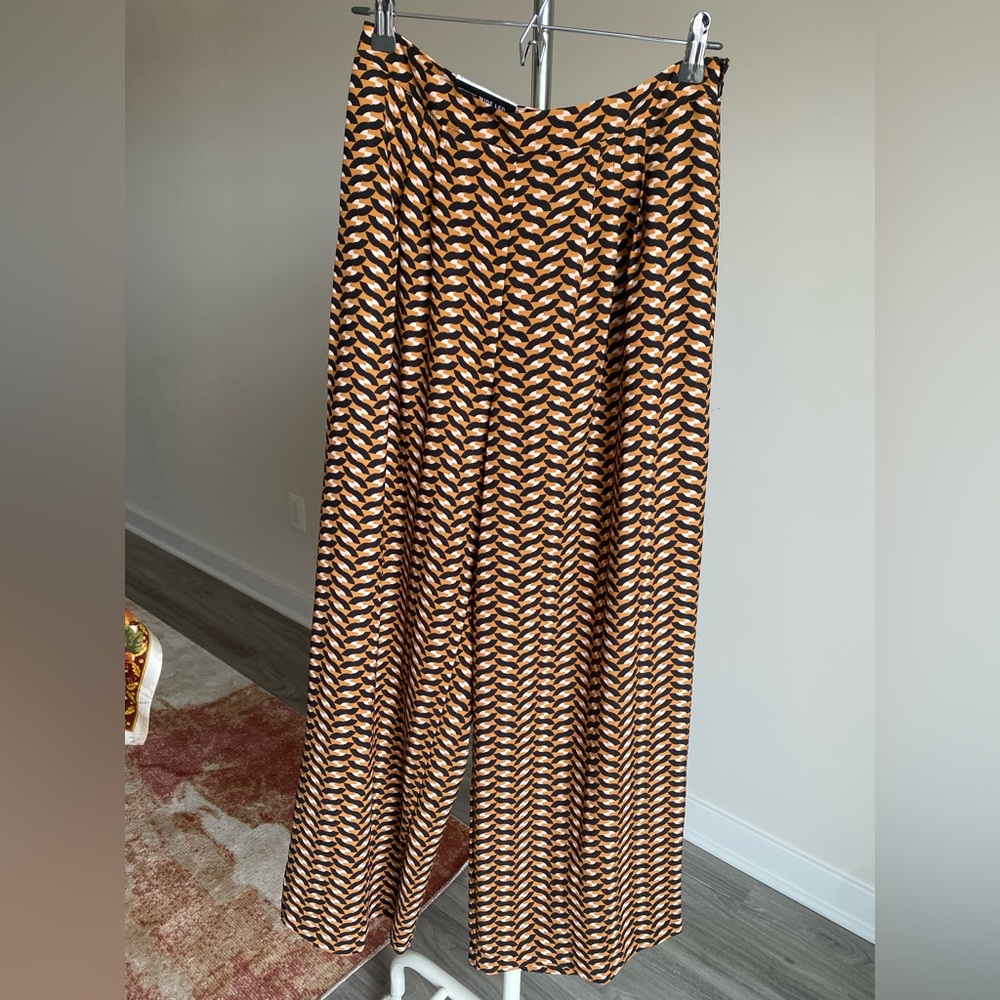 Who What Wear Pattern Wide Leg Pants Size 6